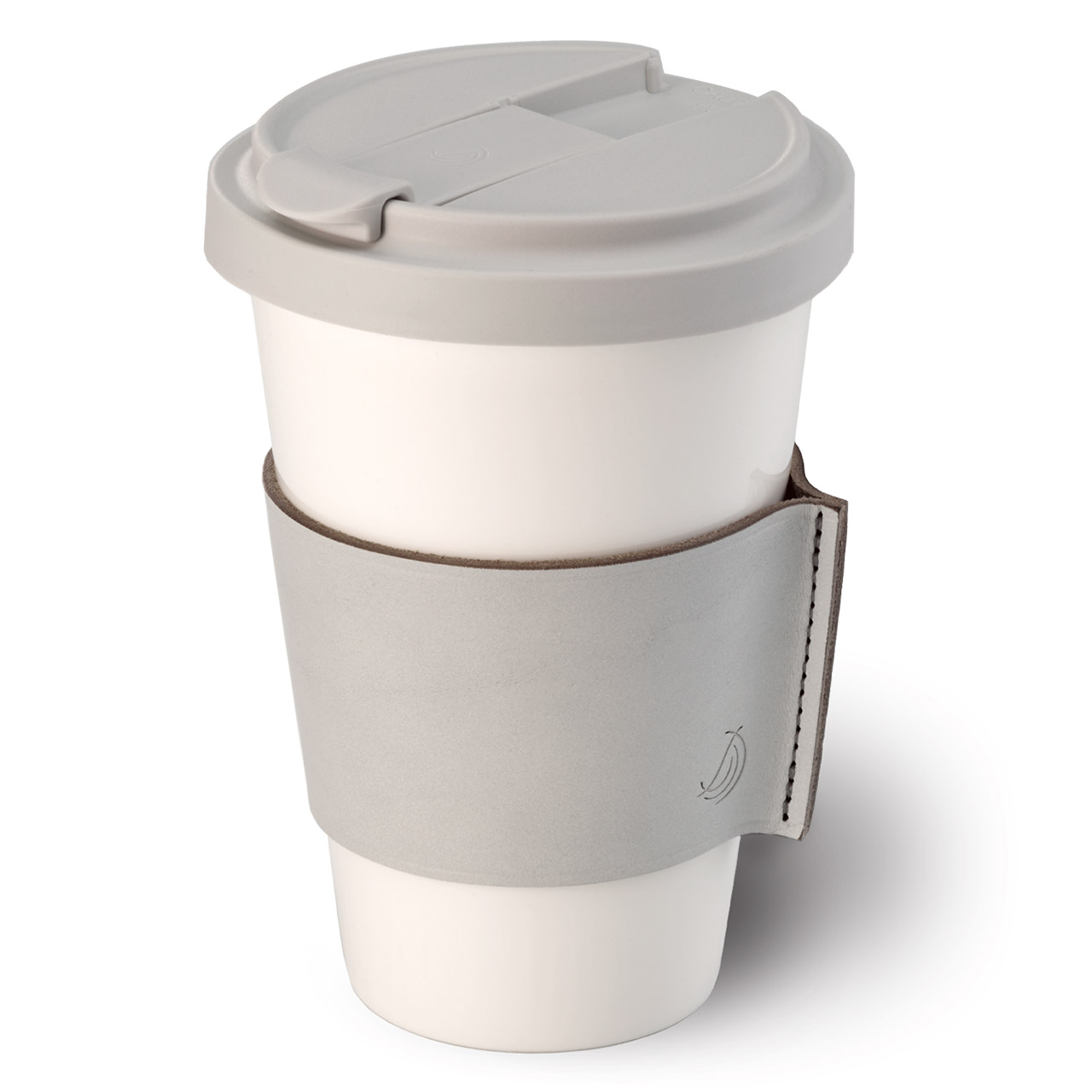 Coffee to go mug 0.35 l light grey