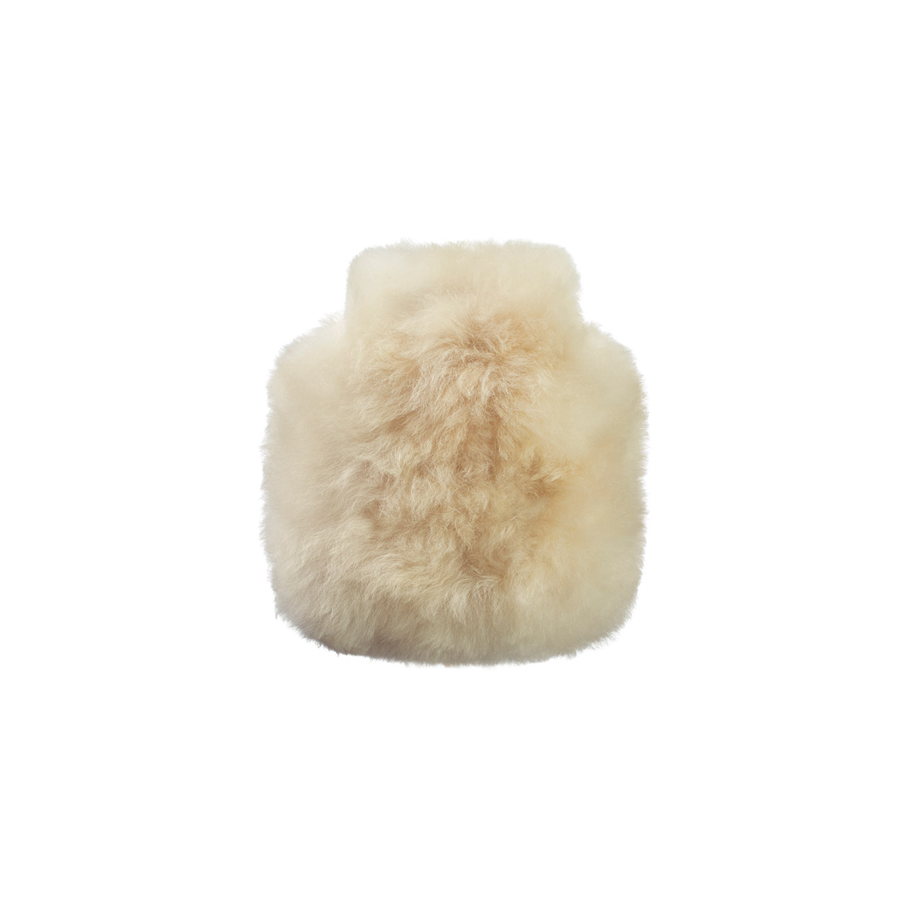 Hot Water Bottle Alpaca-Fur 0.2 l offwhite beige