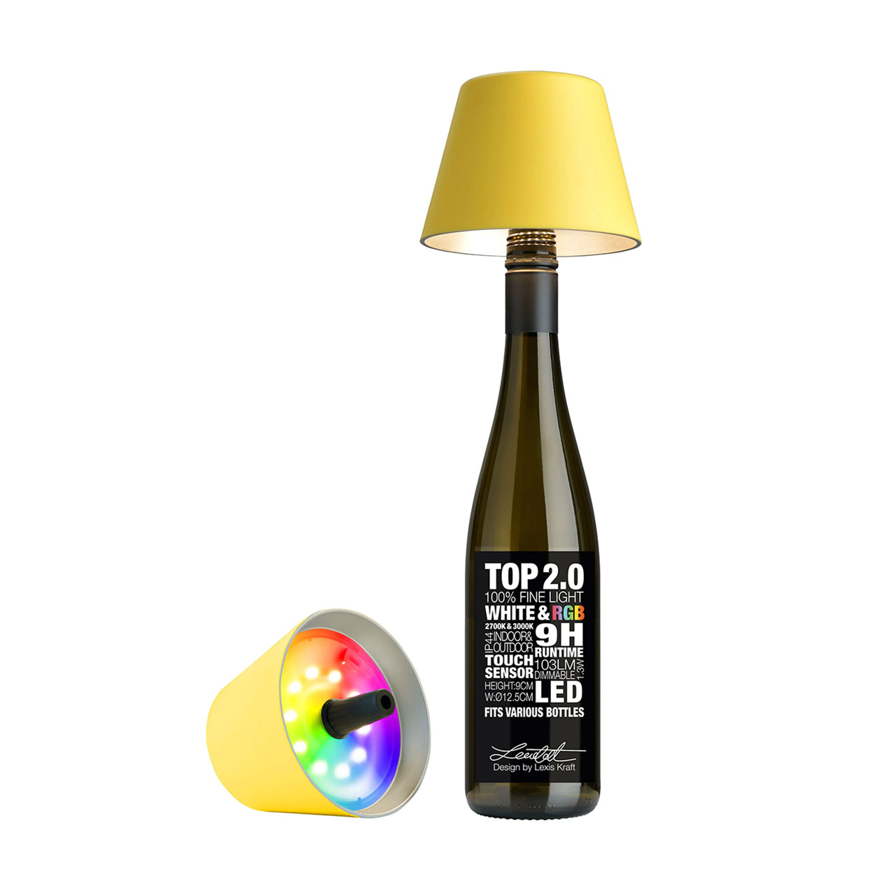 Bottle Light LED dimmable yellow