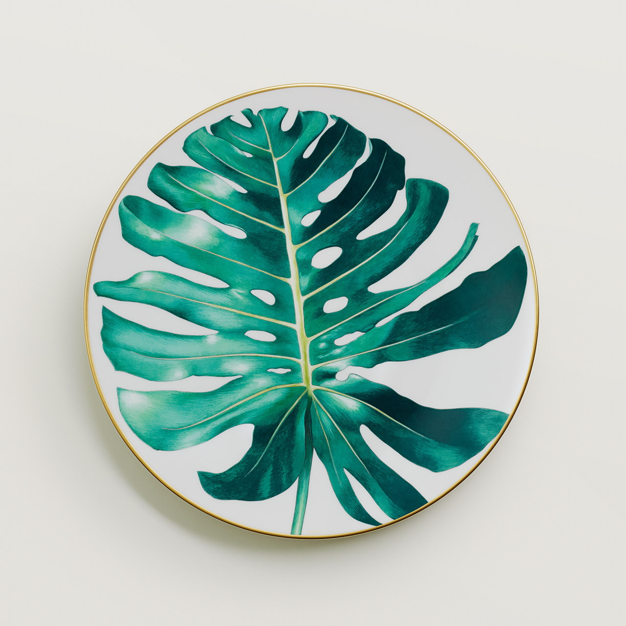 Dinner plate 27 cm Philodendron