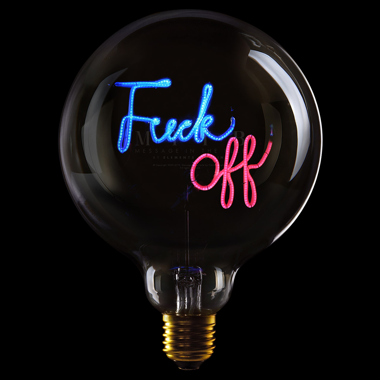 Deco Bulb FUCK OFF