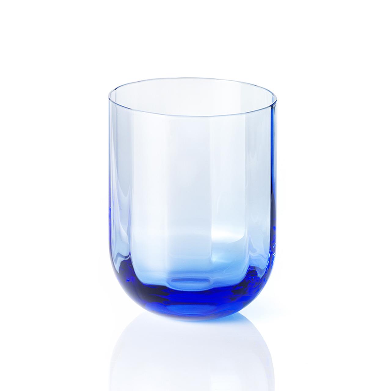 Glas 0,25 l azurblau