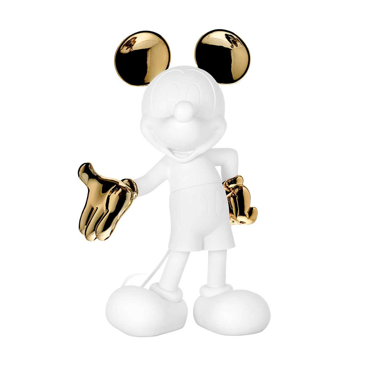 Mickey Welcome 30 cm white/gold