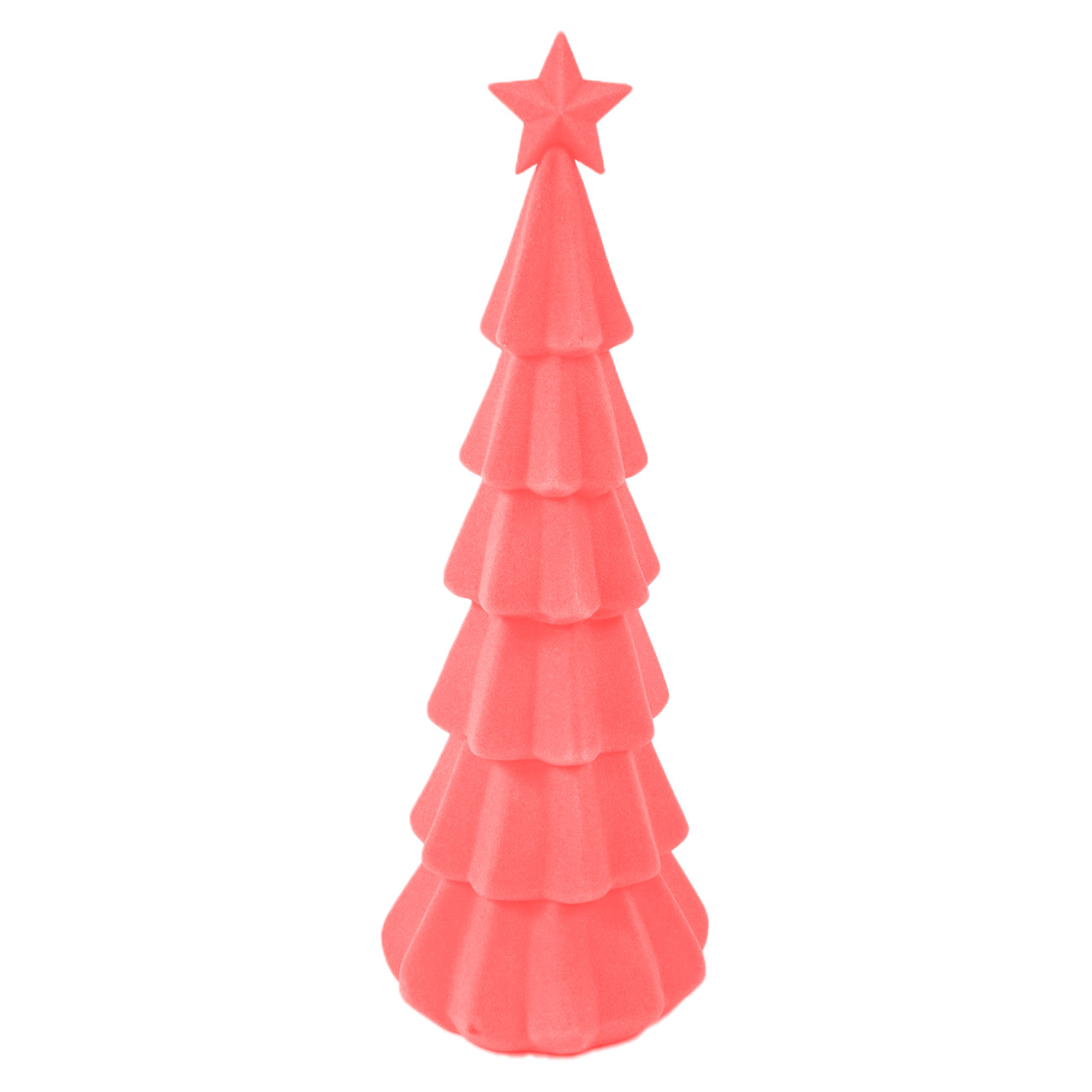 Fir with star 27x76 cm light red