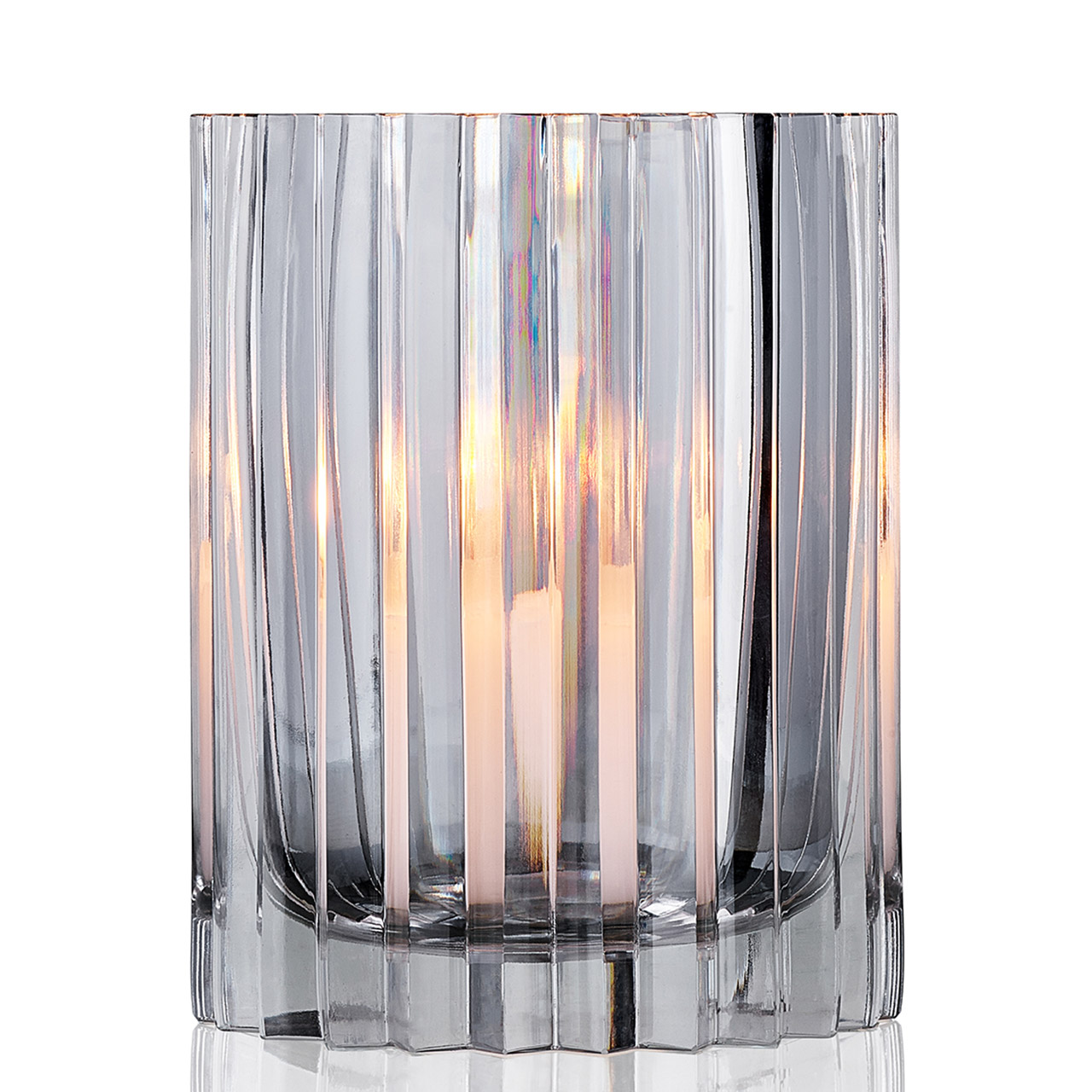 Lantern Crystal Strict medium 18 cm clear