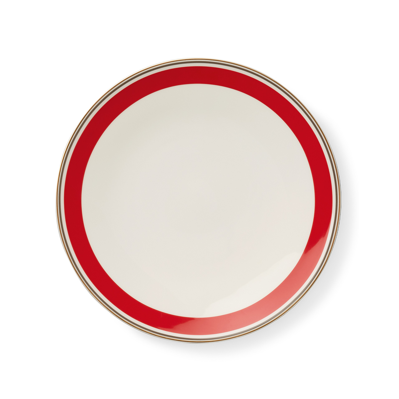 Dinner Plate 28 cm red/anthracite