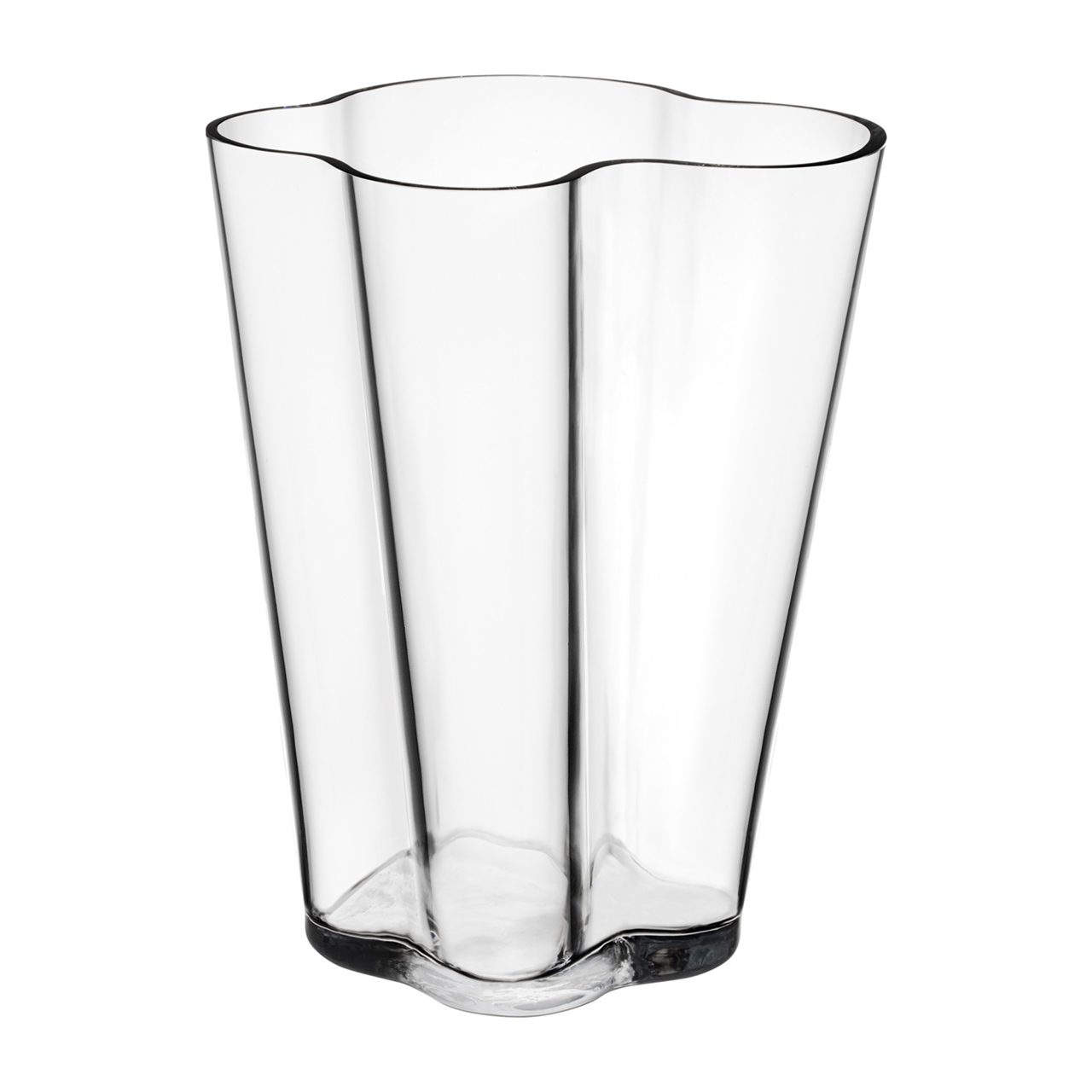 Vase 27 cm clear