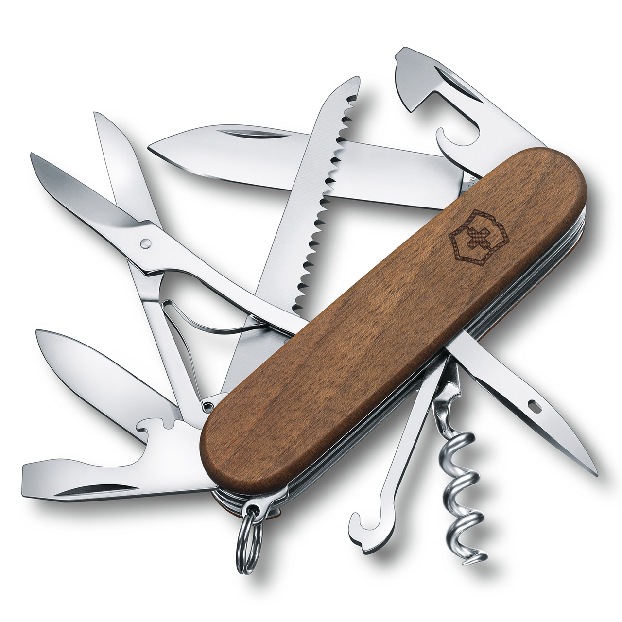 Pocket Knive Huntsman Wood 91 mm brown