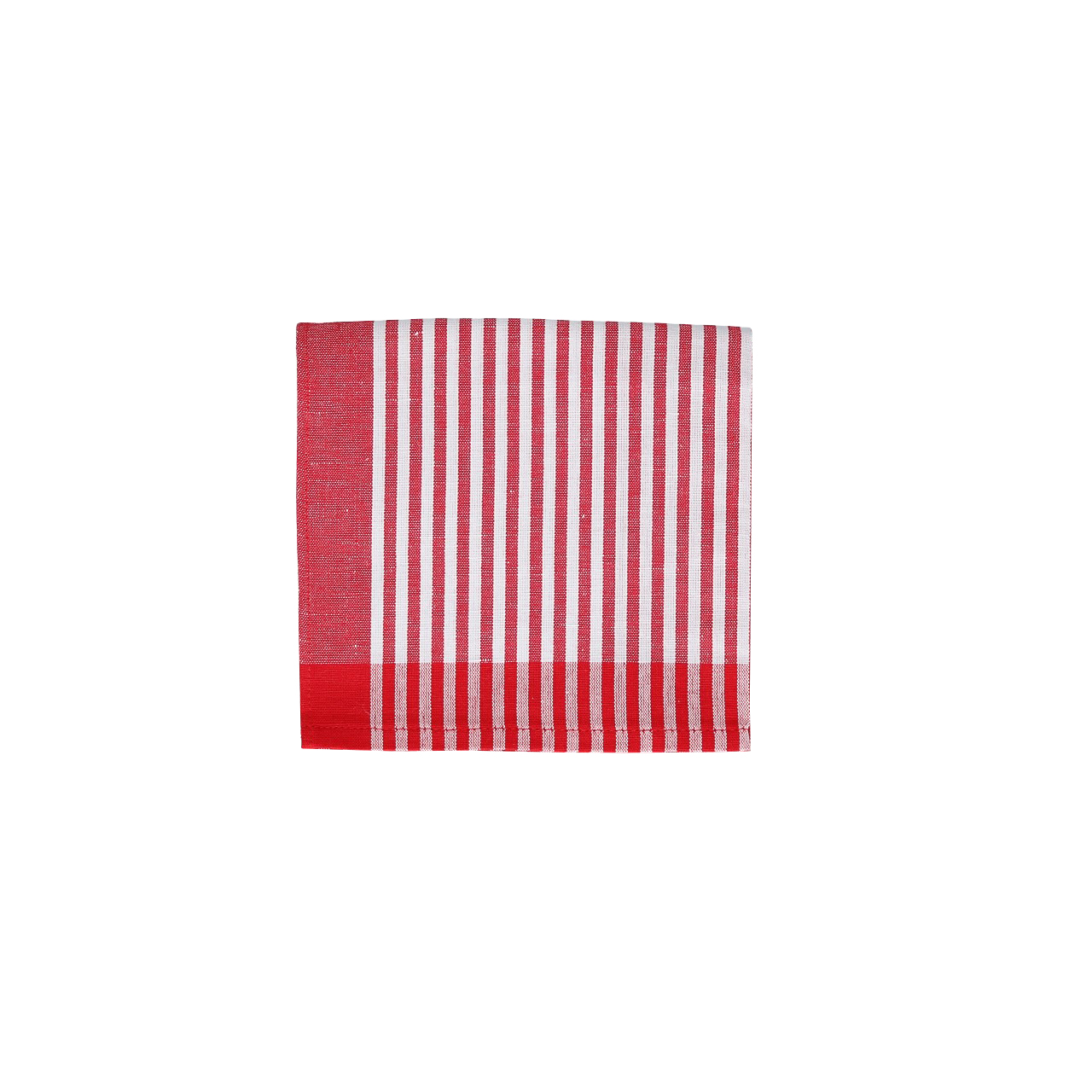 Kitchen Towel 50x70 cm Stripes small red