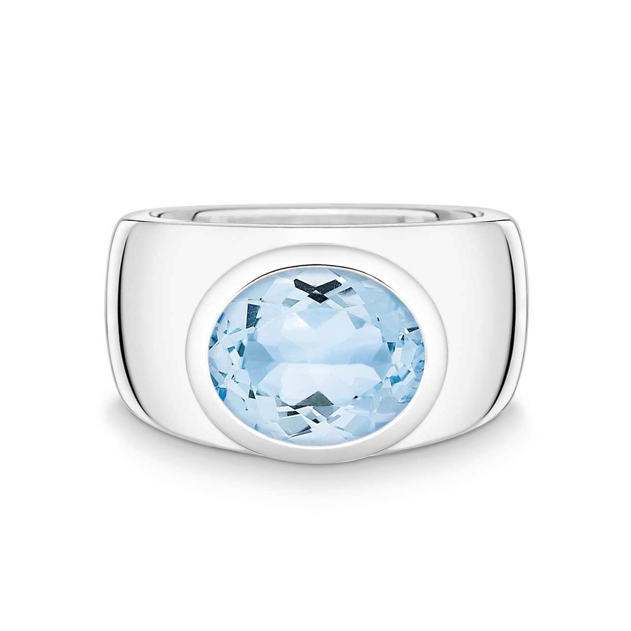 Ring Sterlingsilber 925 Blautopas