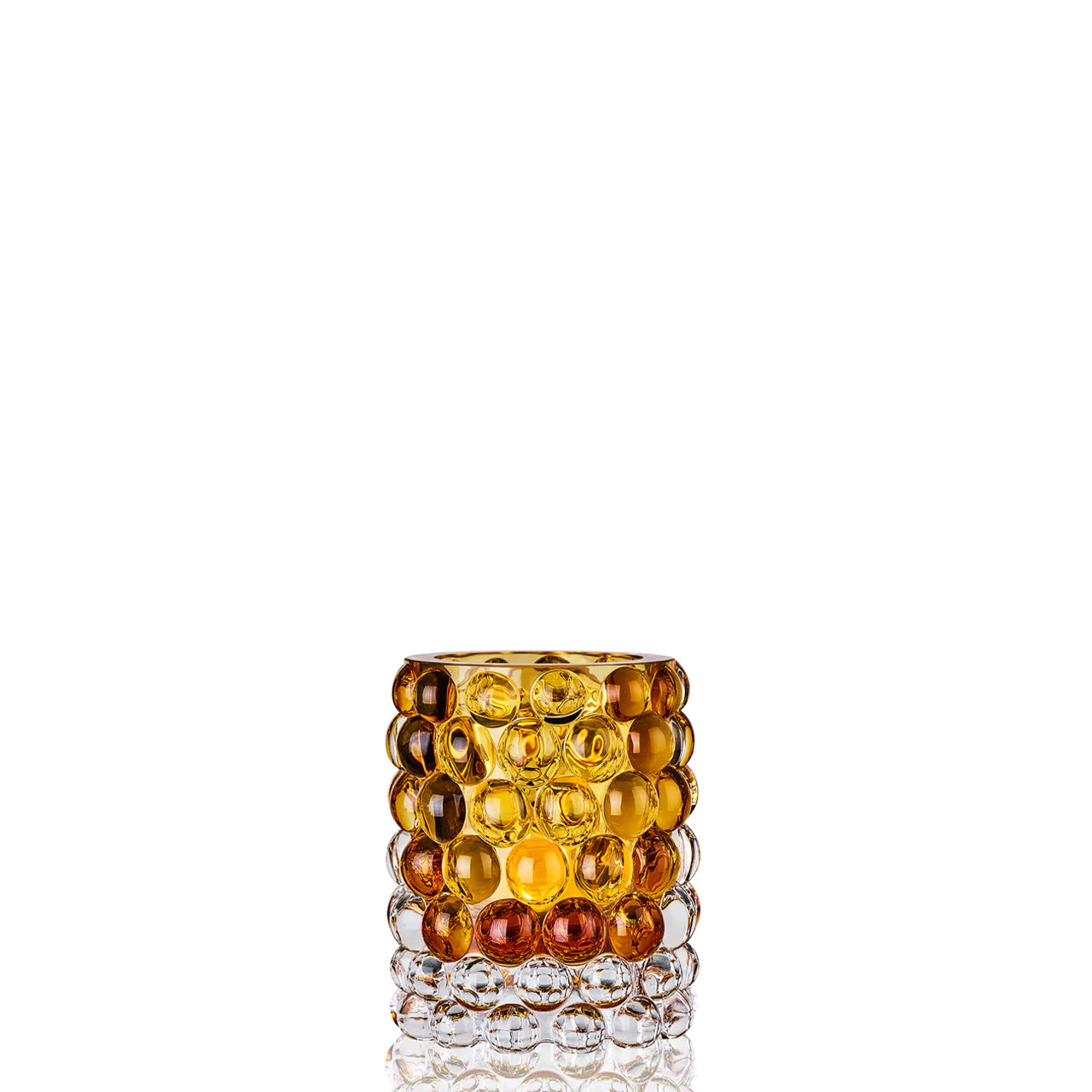 Lantern Boule 12 cm amber