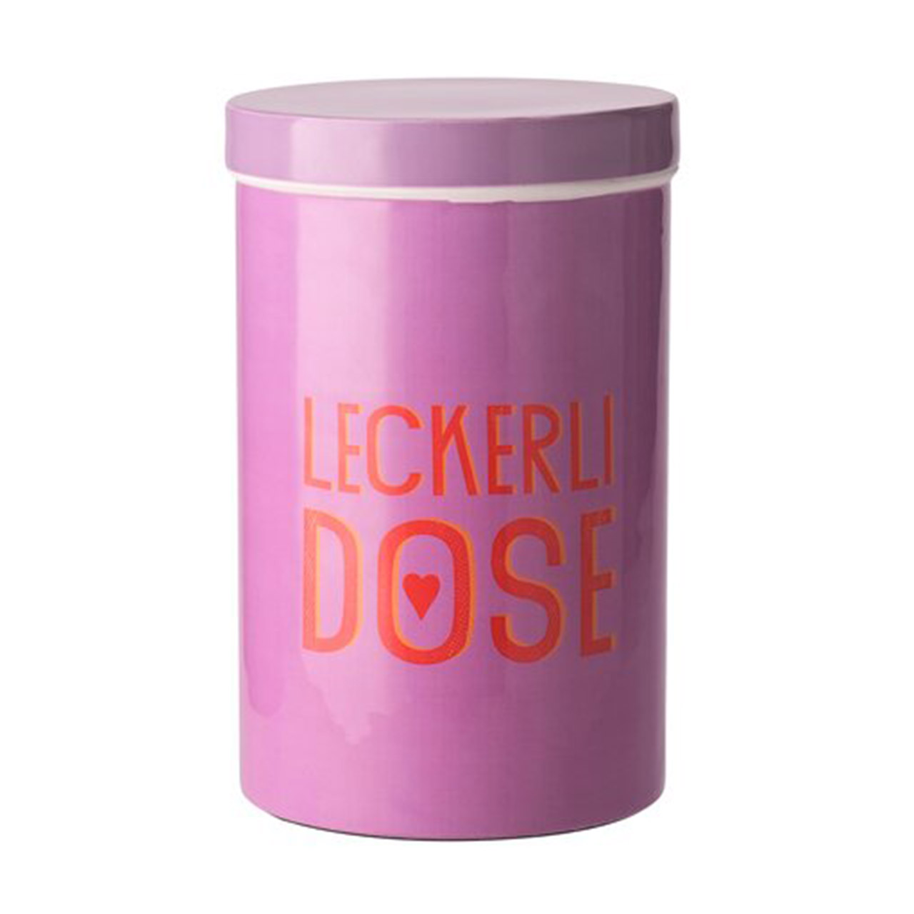 Treat tin motif: Leckerlidose, pink lavender