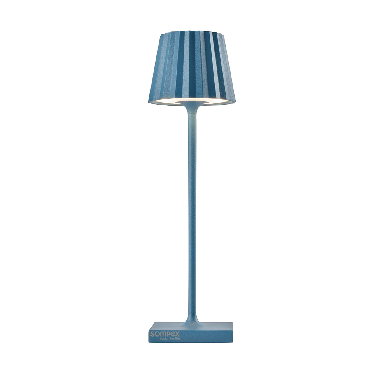 Tischlampe LED 21 cm dimmbar blau