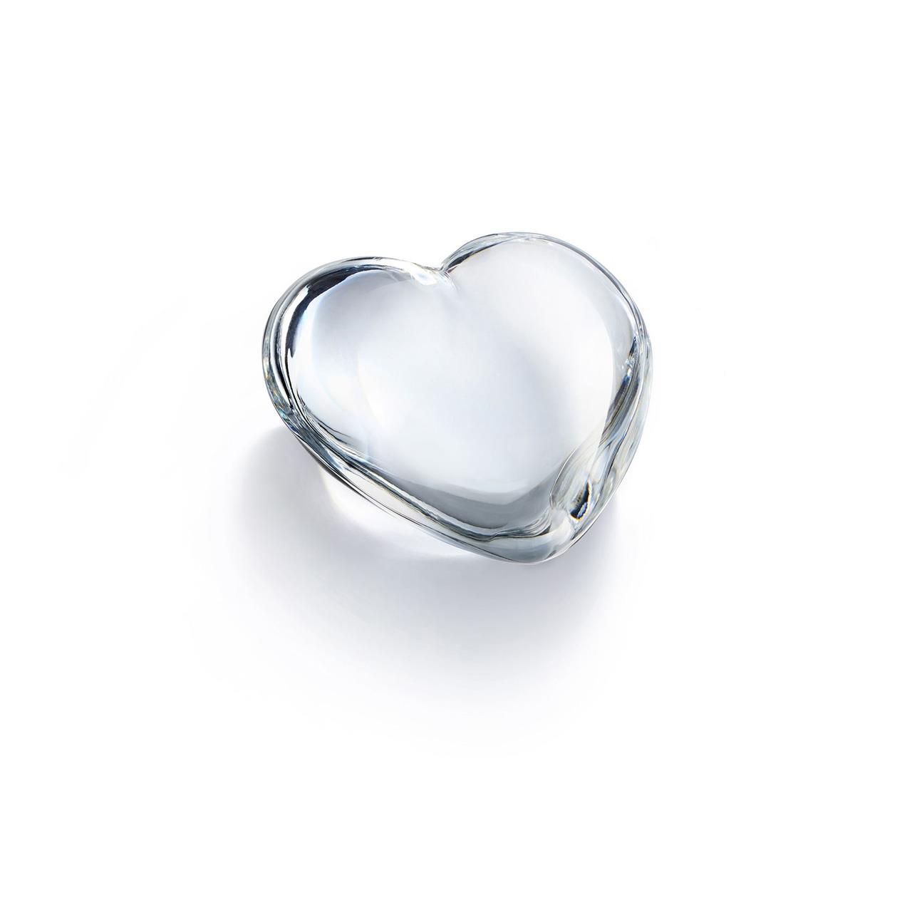 Heart 7,5 cm clear