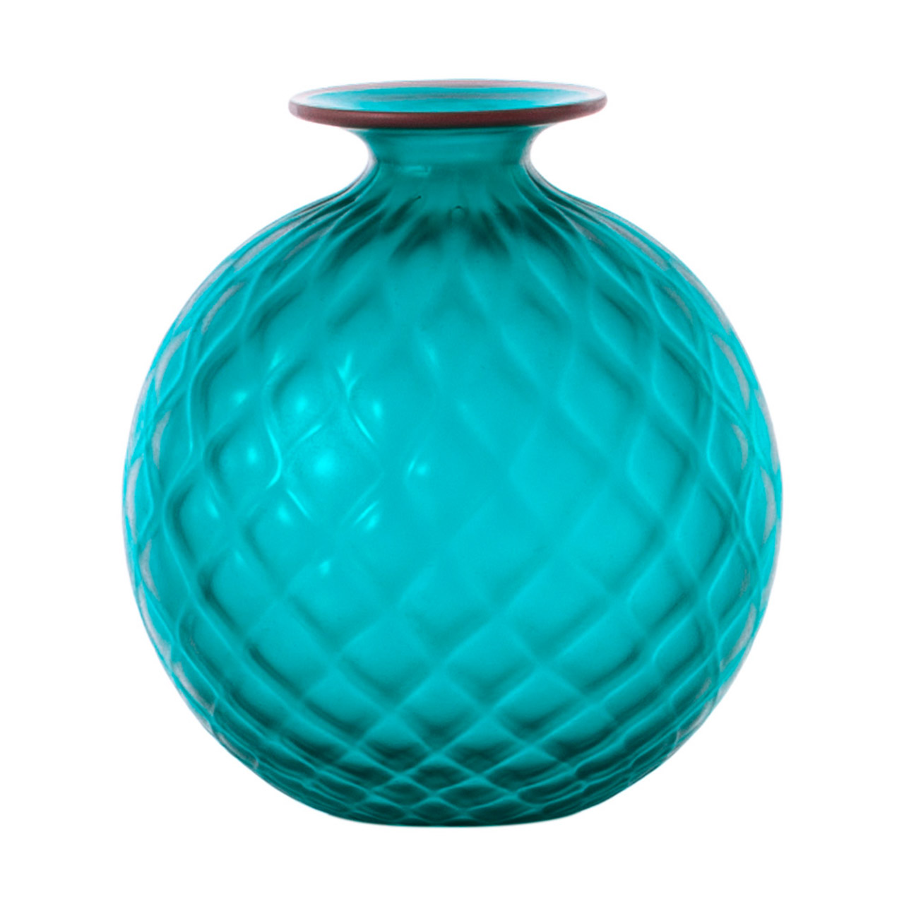 Vase 12,5 cm paraiba/roter Faden