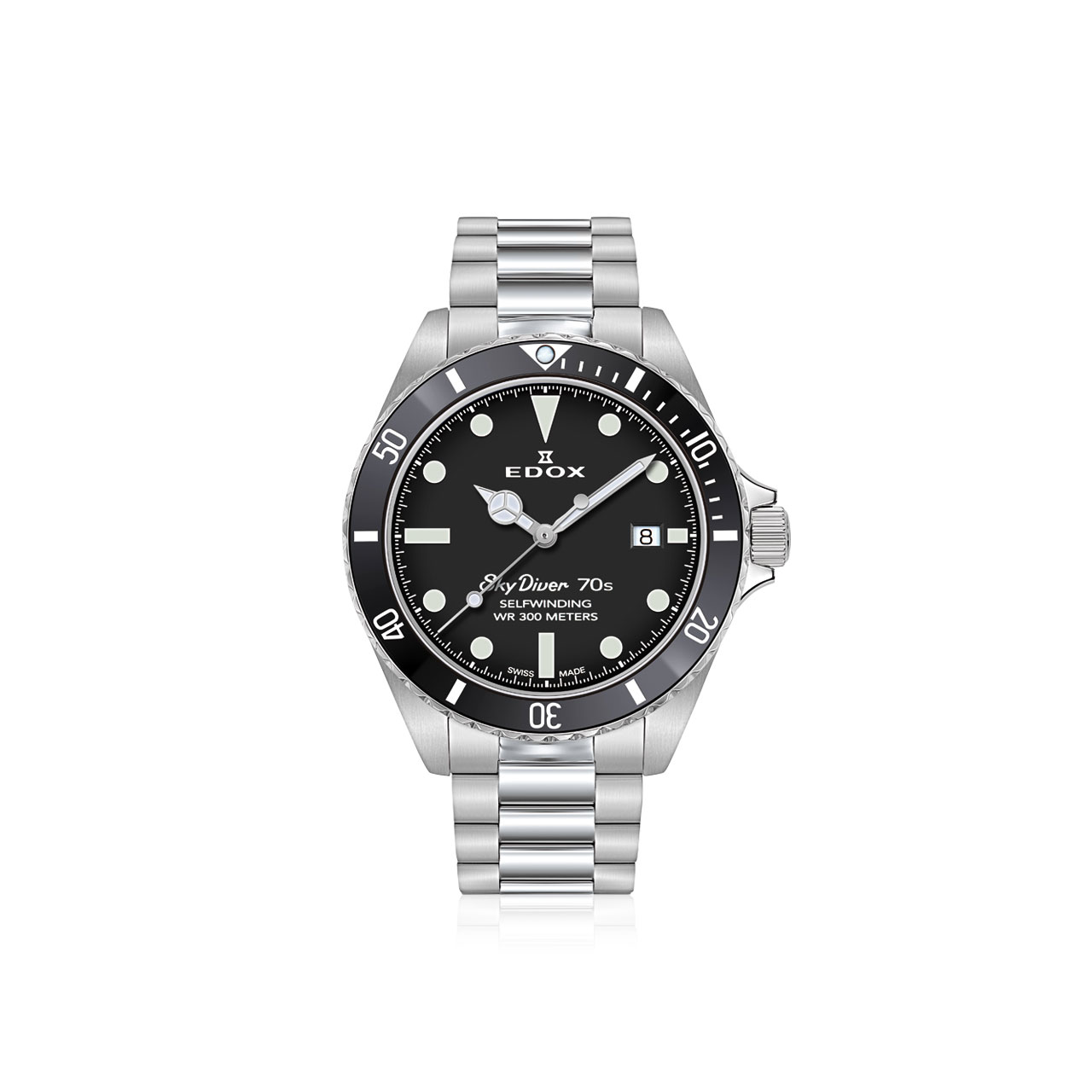 Watch Sky Diver Date Automatic black