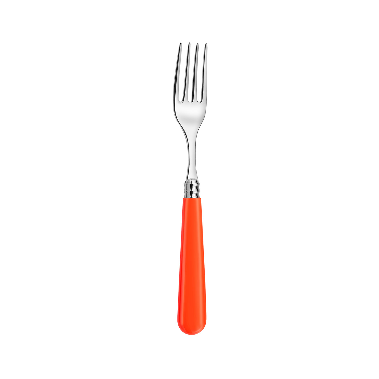 Dinner fork orange