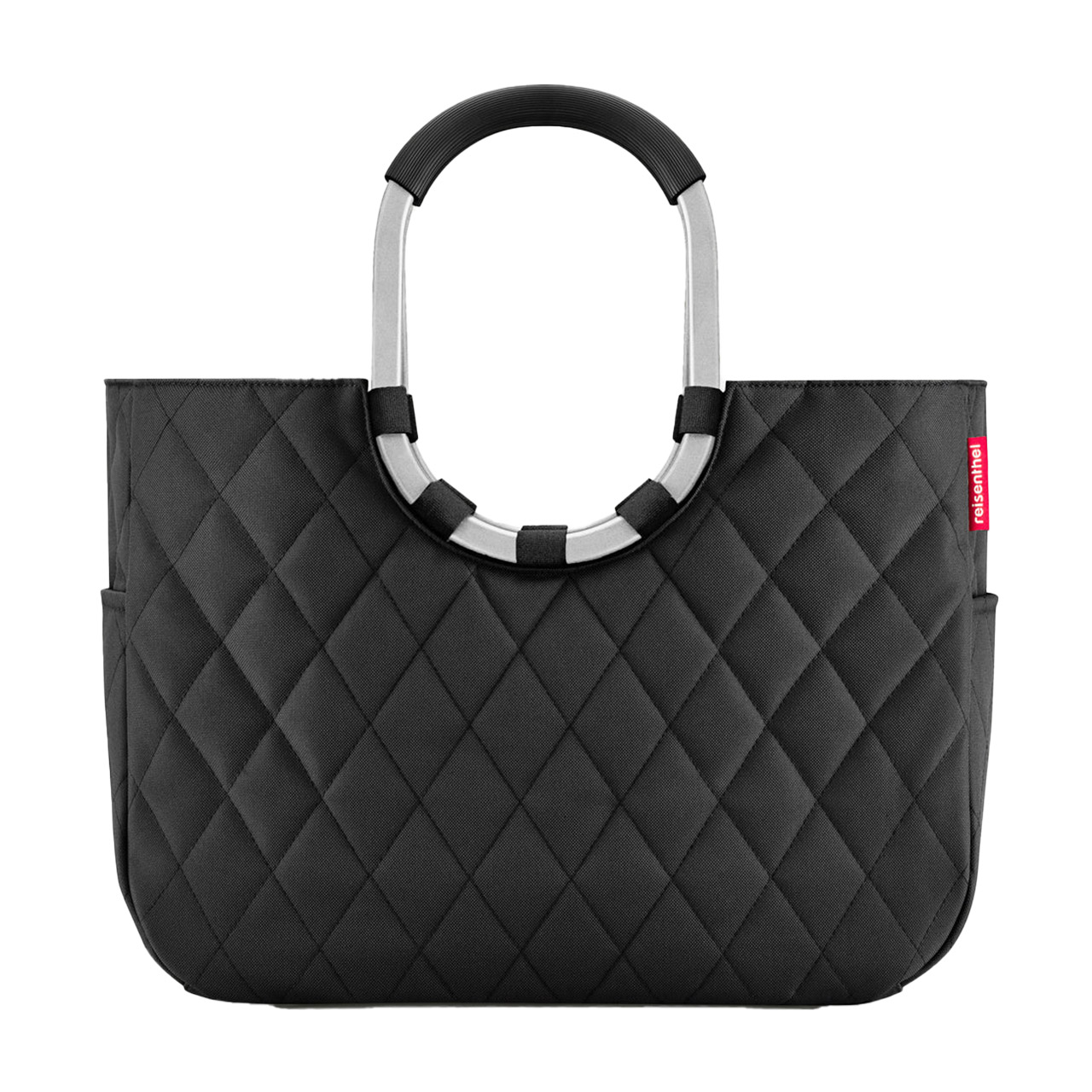 Einkaufstasche loopshopper L rhombus black