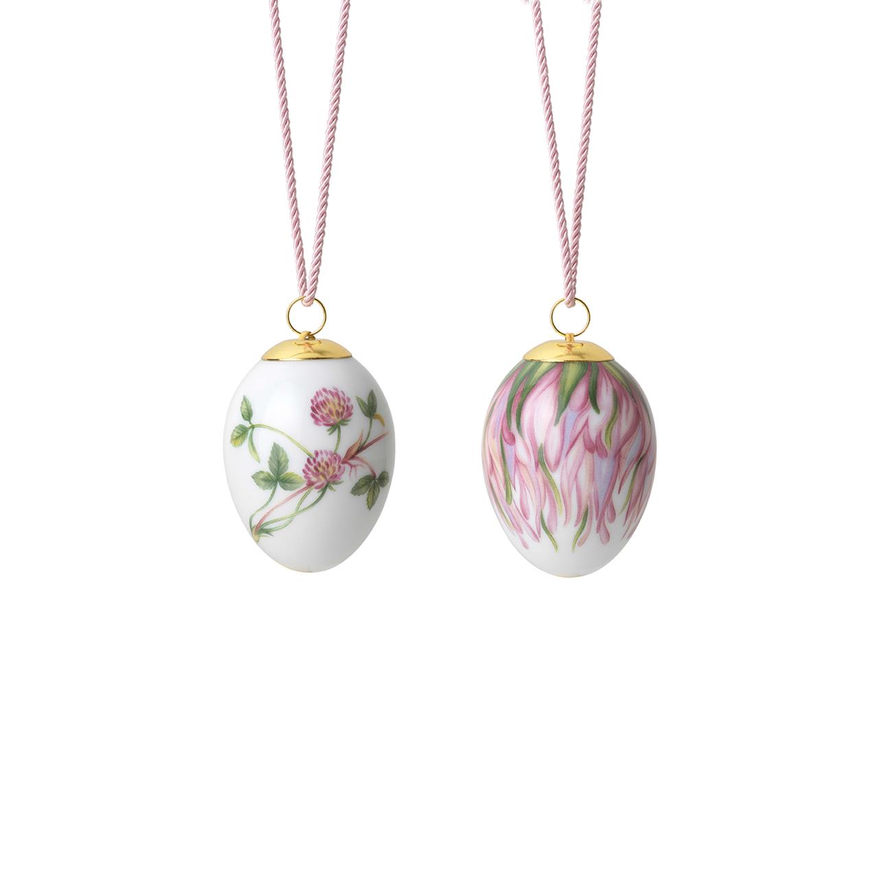 Easter Eggs Red Clover Petals and Buds (2 pcs.)