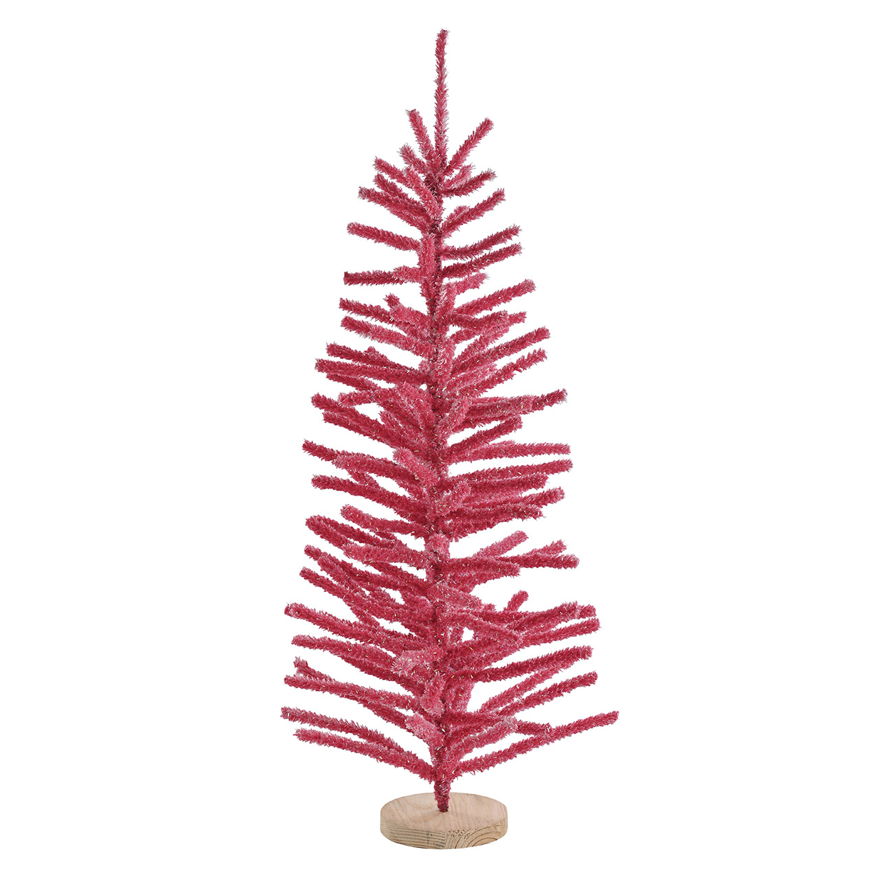 Christmas Tree flocked 75 cm pink