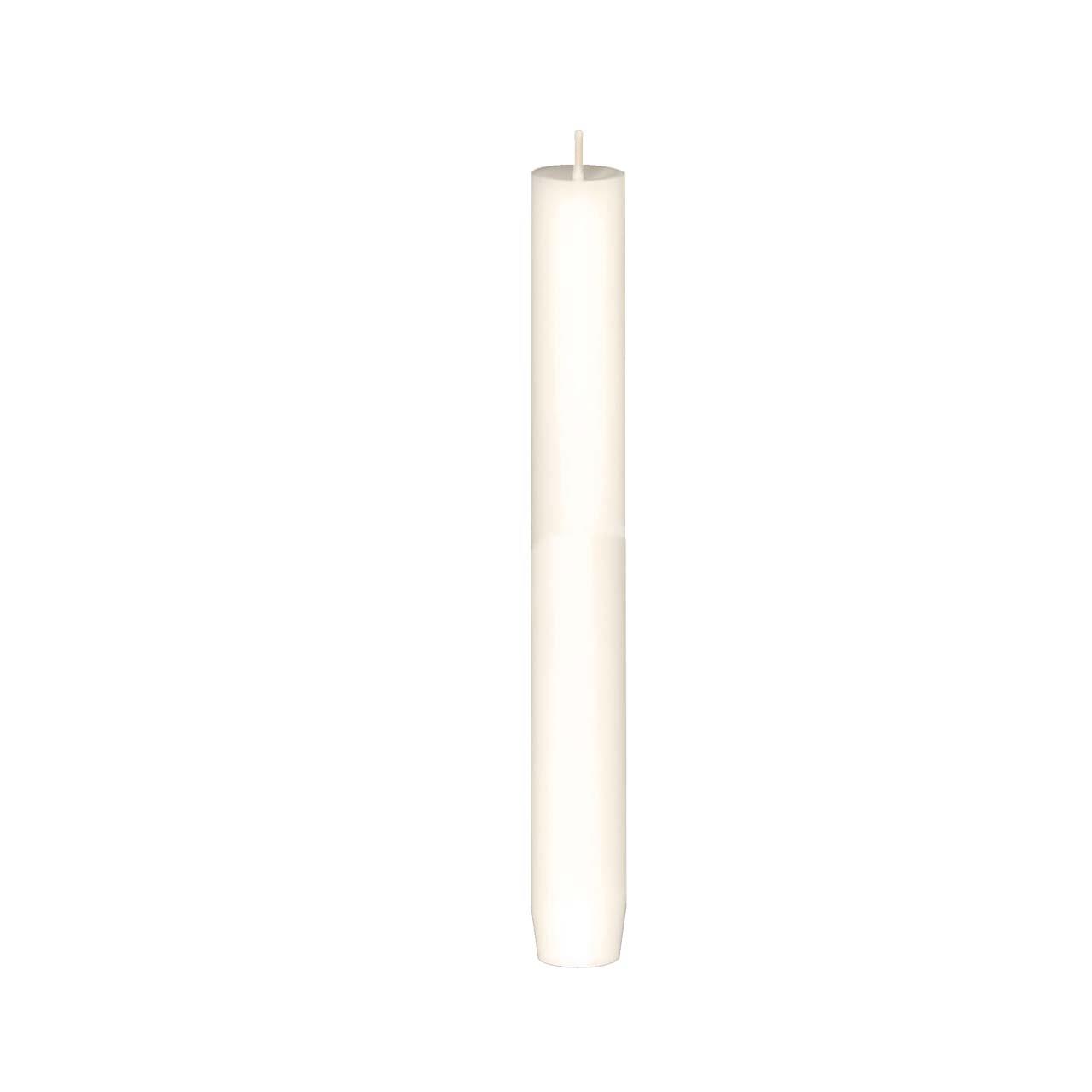 Moulded Taper Candle 22/240 Nr. 009 ivory