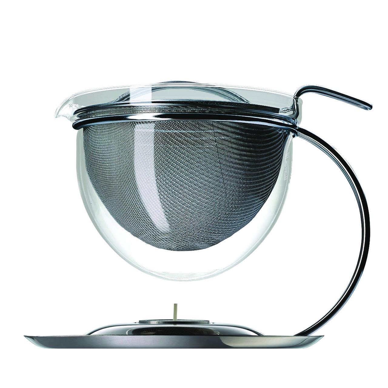 Tea Pot with integrated Warmer