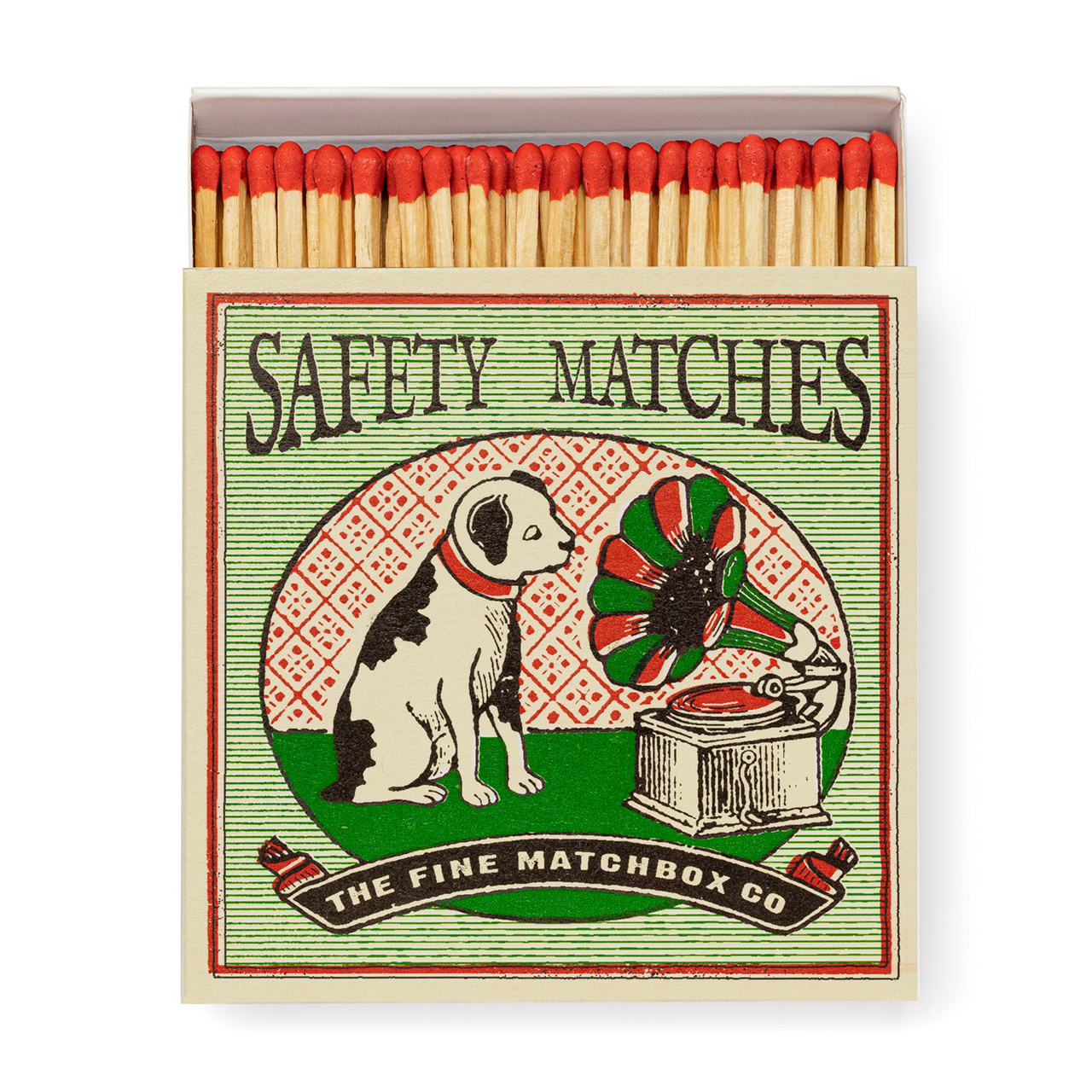 Matches Dog and Gramaphone