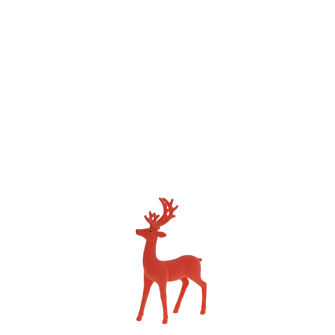 Deer standing 18x6x29 cm light red