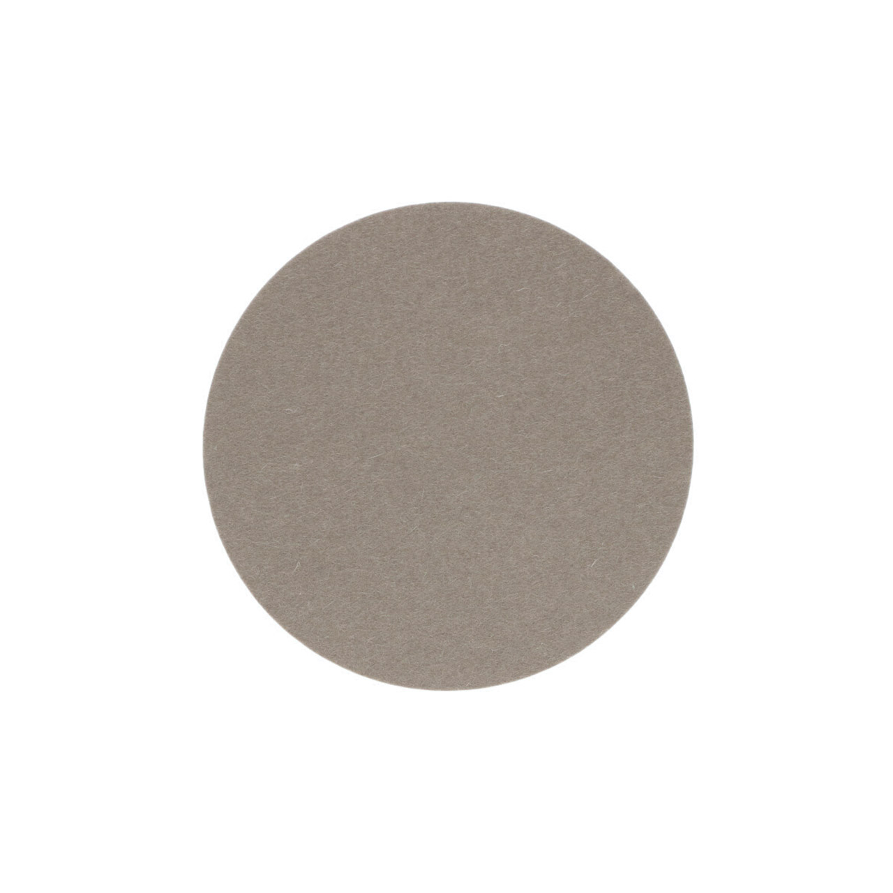 Coaster round 20 cm taupe 35