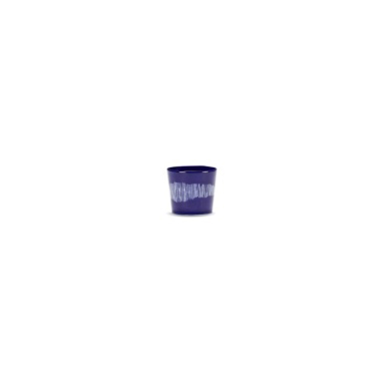 Espresso Cup 0.15 l lapis lazuli & Swirl - Stripes white