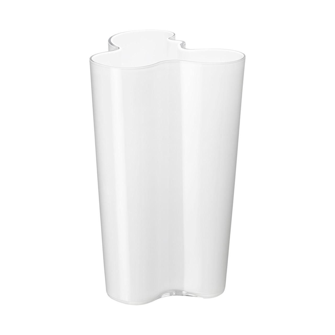 Vase 25.1 cm opal white