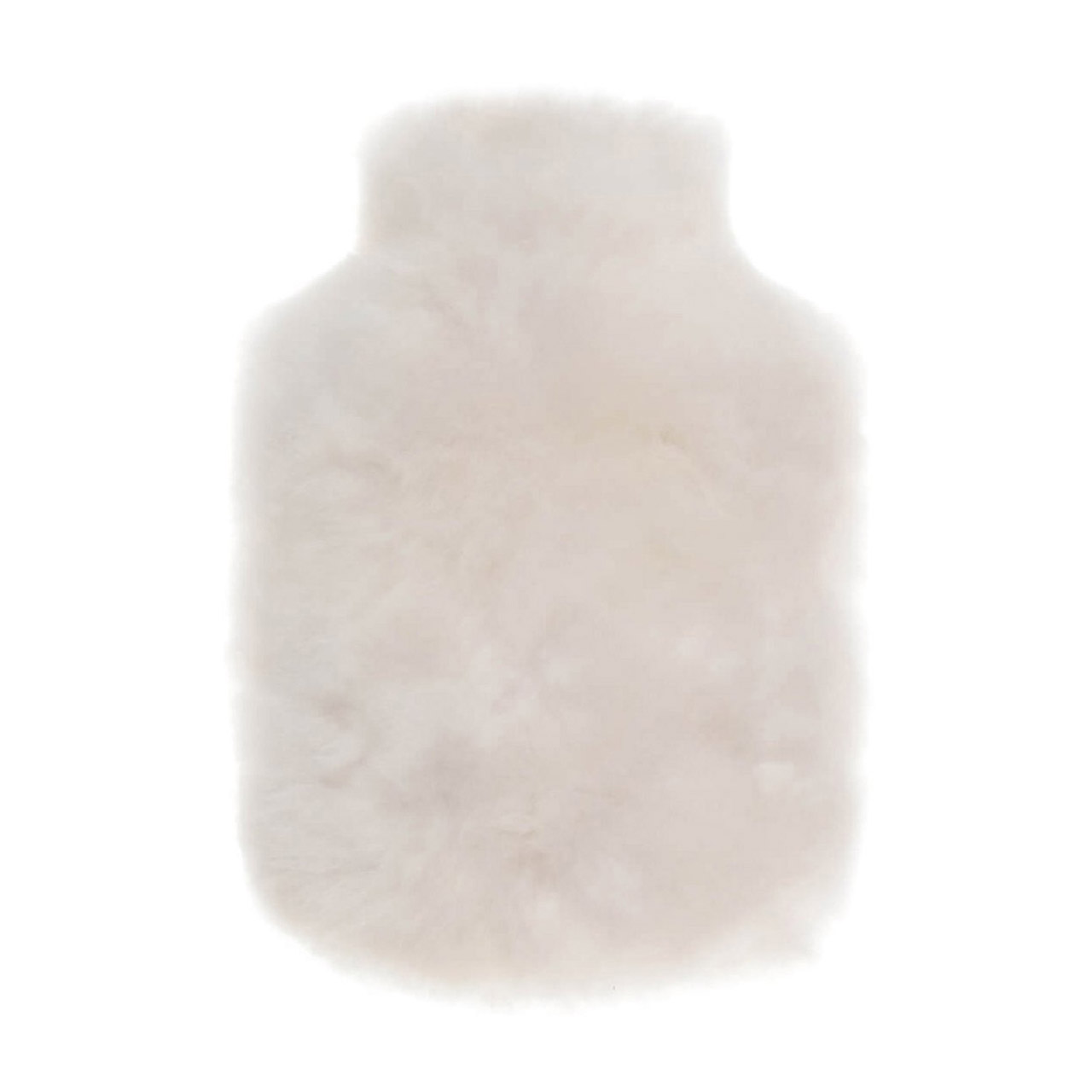 Hot Water Bottle Alpaca-Fur 1.8 l white