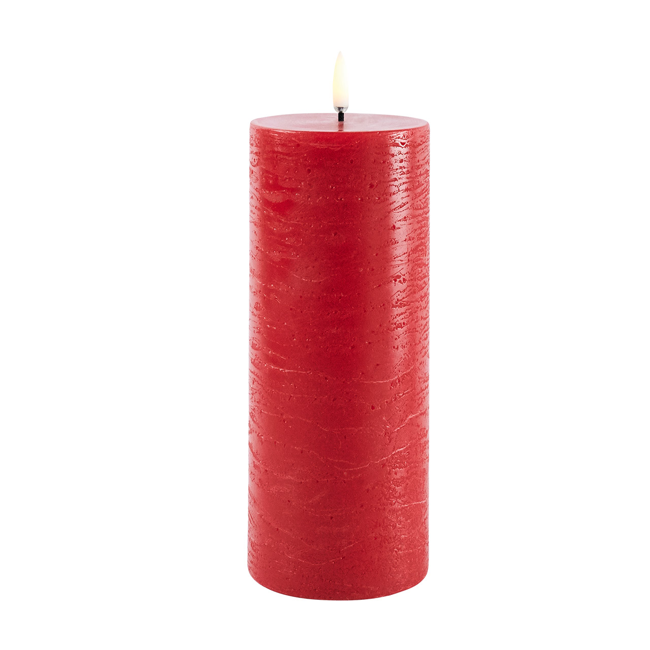 Candle LED 7,8x20 cm red